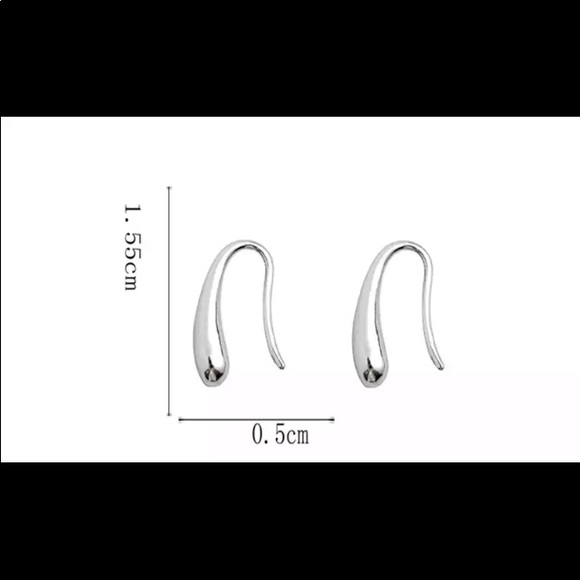 RESTOCKED 925 Sterling Silver teardrop ear… - Picture 7 of 7